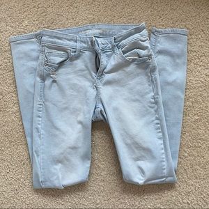 OLD NAVY rockstar mid-rise light wash jeans✨